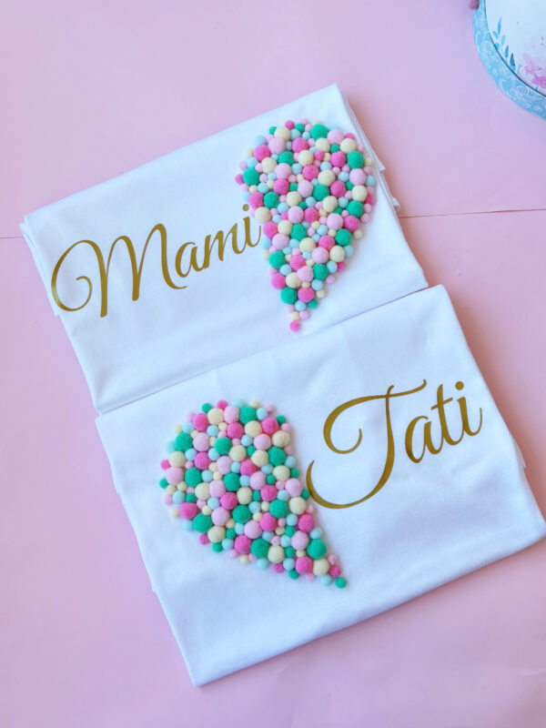 Tricou personalizat Familie Inima