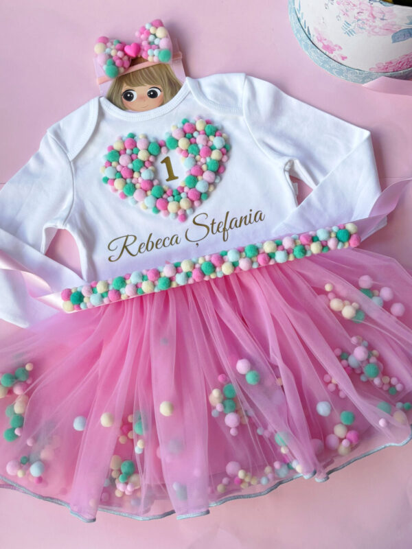 Bluză/Body Inimă Copii